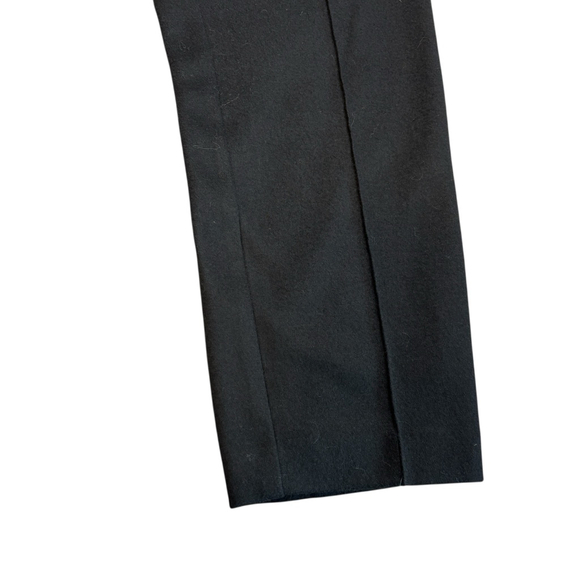 J.Crew Black Pull-On Trousers Size 6 Elastic Waist Work Pants Straight Leg - Picture 5 of 6